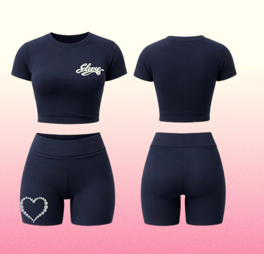 Soluxe Rhinestone Heart Set